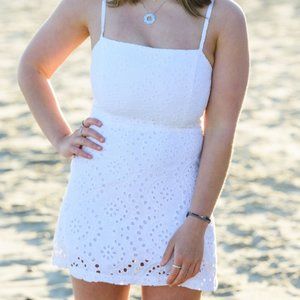 Urban Outfitters white mini dress